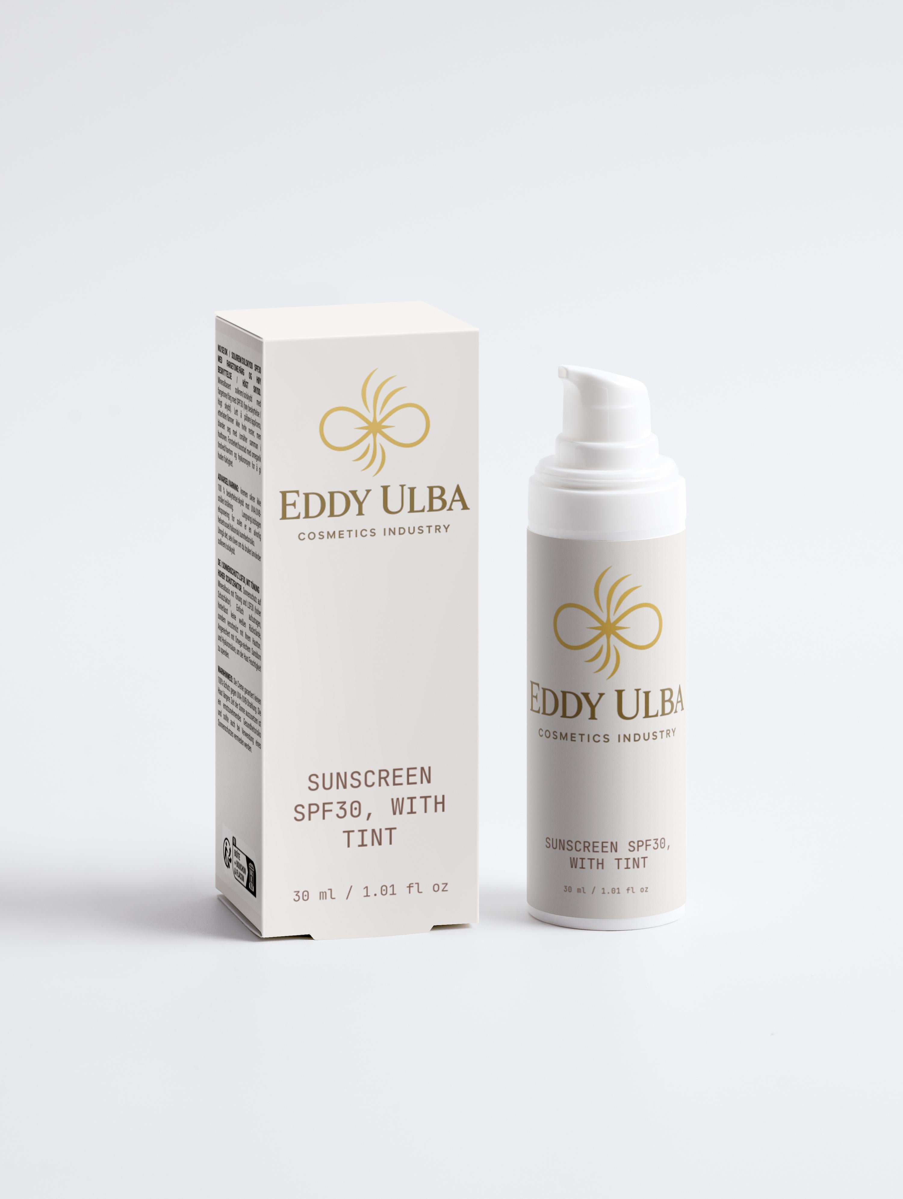 Sunscreen SPF30, with tint